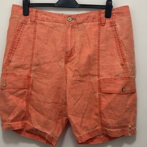 Tommy Bahama Vibrant Orange Cargo Shorts